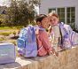 Lavender Aqua Ombre Glitter Mackenzie Backpack &amp; Lunch Bundle, Set Of 3