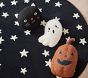 Bouclé Pumpkin Shaped Glow-in-the-Dark Pillow