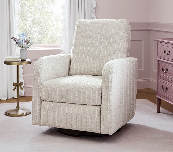 Beckett Small Spaces Manual & Power Swivel Nursery Recliner Chair