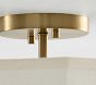 Sunny Linen Flush Mount (18")