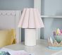Ceramic Cylinder Fluted Lamp (13")