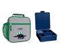 Mackenzie Grey Chenille Dinos Lunch &amp; Bento Bundle, Set of 2