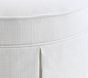 Box Pleat Ottoman