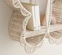 Butterfly Shaped Rattan Shelf (23" x 28")