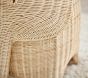 Rattan Elephant Side Table (22")
