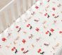 Puppy Love Organic Crib Fitted Sheet