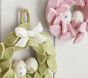 Mini Felted Easter Wreaths, Set of 4