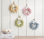 Mini Felted Easter Wreaths, Set of 4