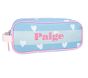 Blue Stripe Heart Mackenzie Pencil Case