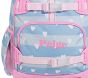 Blue Stripe Heart Mackenzie Backpack