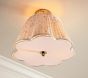 Rylee + Cru Pleated Starlight Semi Flush Mount (13")