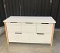 Open Box: Avery Low 5-Drawer Dresser (45"W x 19"D) - Simply White, Natural