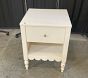 Open Box: Penny Nightstand (19") - French White, Brushed Brass