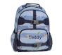 Chambray Stripe Airplanes Glow-In-The-Dark Mackenzie Backpack
