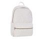 Embroidered Daisies Light Blush Colby Backpack