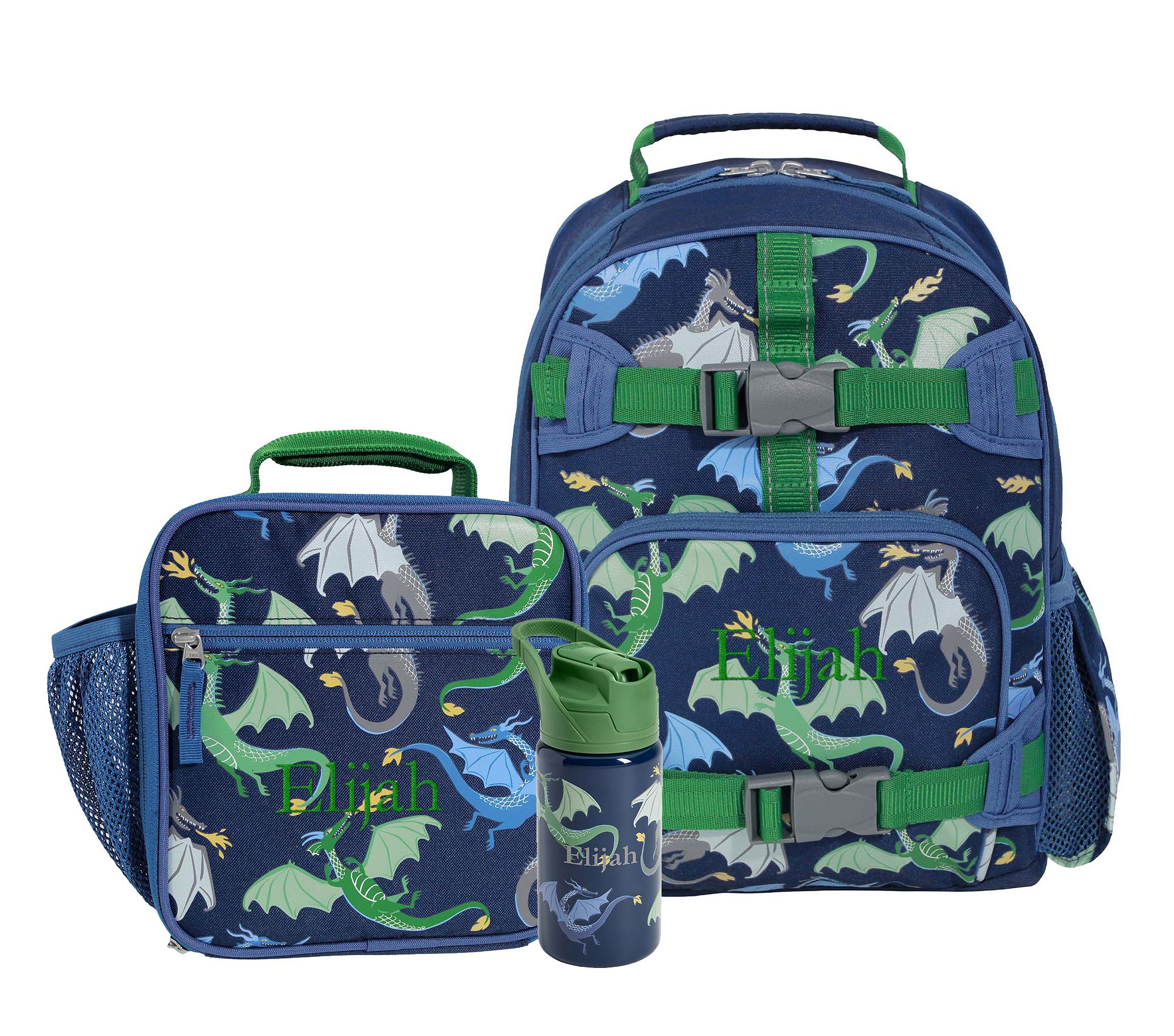 Dragons Glow-in-the-Dark Mackenzie Backpack Bundle, Set of 3