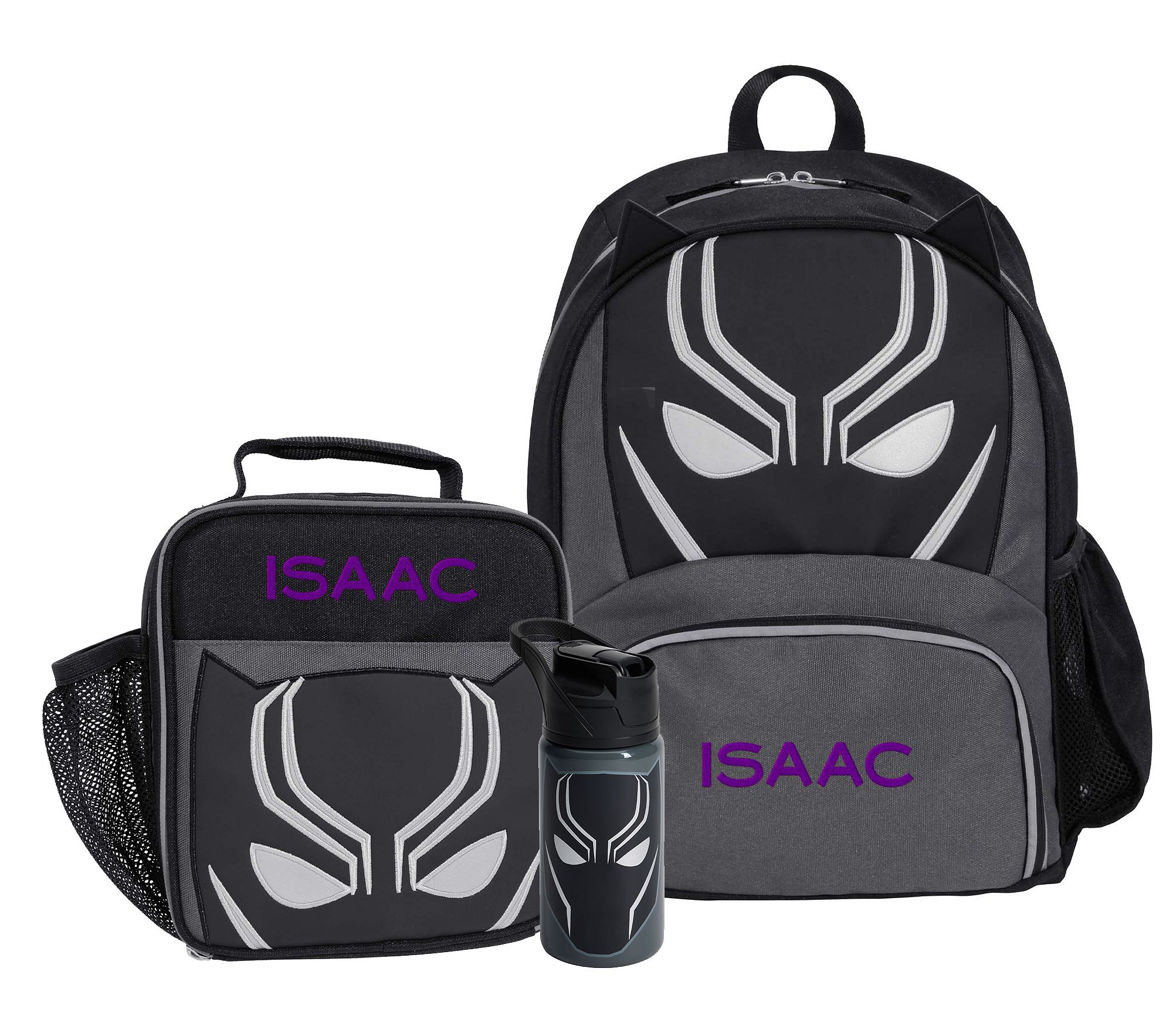 black panther laptop backpack previews Roaring School Bag Travel Daypack Rucksack for Students Boys Girls, Backpack Side pockets Disney Marvel Black Panther Black