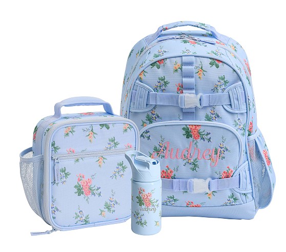 Hill House Home Blue Floral Mackenzie Backpack | Pottery Barn Kids