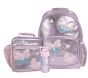 Metallic Purple Butterflies Mackenzie Backpack Bundle, Set of 3