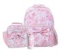 LoveShackFancy Pink Damask Floral Mackenzie Backpack Bundle, Set of 3