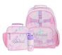 Pink Glow-in-the-Dark Bows Mackenzie Backpack Bundle, Set of 3