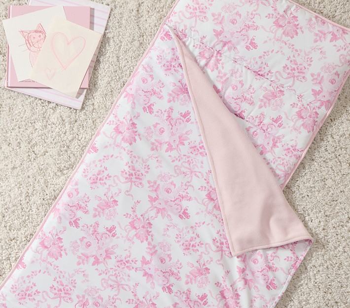 LoveShackFancy Damask Bow Mackenzie Nap Mat | Pottery Barn Kids
