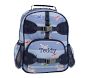 Chambray Stripe Airplane Mackenzie Nap Mat &amp; Backpack Bundle