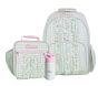 Ruffle Gingham Sage Mackenzie Backpack Bundle, Set of 3