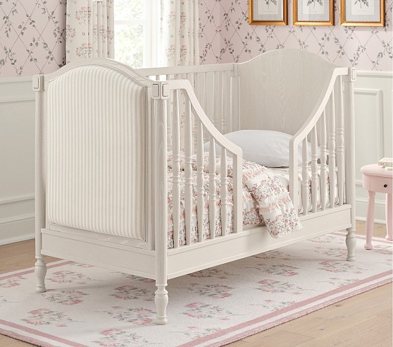 781   ハンドメイドベビールーム Bria Hammel Upholstered Convertible Crib | Pottery Barn Kids