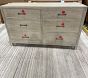 Open Box: Aptos 6-Drawer Dresser (56"W x 19"D) - Sandwash