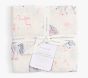 Unicorn Bows Organic Muslin Swaddle Set