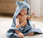 Hippo Plush Baby Hooded Towel