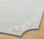 Scroll Border Wool Viscose Rug
