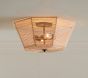 Wrapped Hex Flush Mount (8")