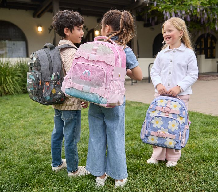 Mackenzie Blue Daisies Backpack & Lunch Set | Pottery Barn Kids