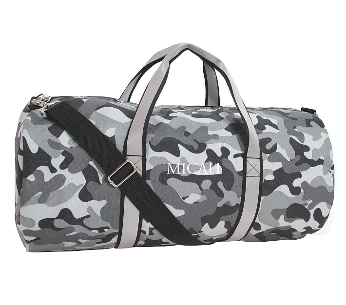 Mackenzie Gray Classic Camo Reflective Large Duffle Bag | Pottery