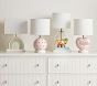 Ceramic Heart Cutout 3-Way Table Lamp (16")