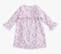LoveShackFancy Floral Heart Flannel Kid Nightgown 