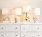 Ceramic Heart Cutout 3-Way Table Lamp (16")