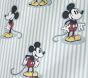 Mickey Stripe Organic Cotton Crib Fitted Sheet