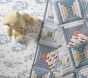 Disney's Winnie the Pooh Toile Organic Cotton Crib Fitted Sheet