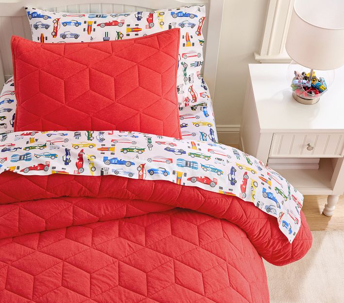 Pottery Barnベッドキルト Jersey Kids' Comforter Set | Pottery Barn Kids