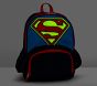 DC SUPERMAN Glow-in-the-Dark Mackenzie Backpack &amp; Lunch Bundle, Set of 3