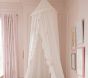 Swiss Dot Ruffle Canopy