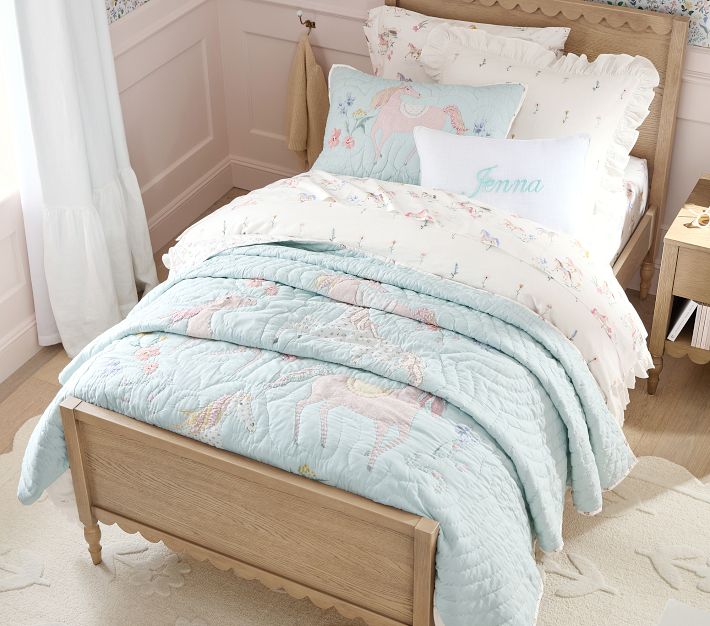 Floral Horse Quilt & Shams | Pottery Barn Kids