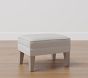 Modern Wingback Ottoman