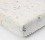 Night Sky Celestial Organic Cotton Crib Fitted Sheet