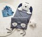 Bear Gingham Shaggy Head Sleeping Bag