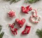 Felted Nordic Icon Ornaments, Set of 6