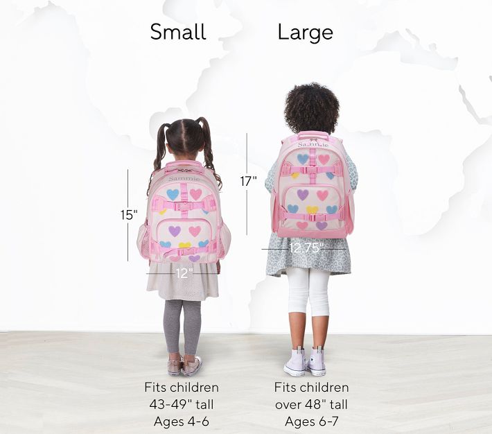 Pastel Chenille Hearts Backpack | Pottery Barn Kids